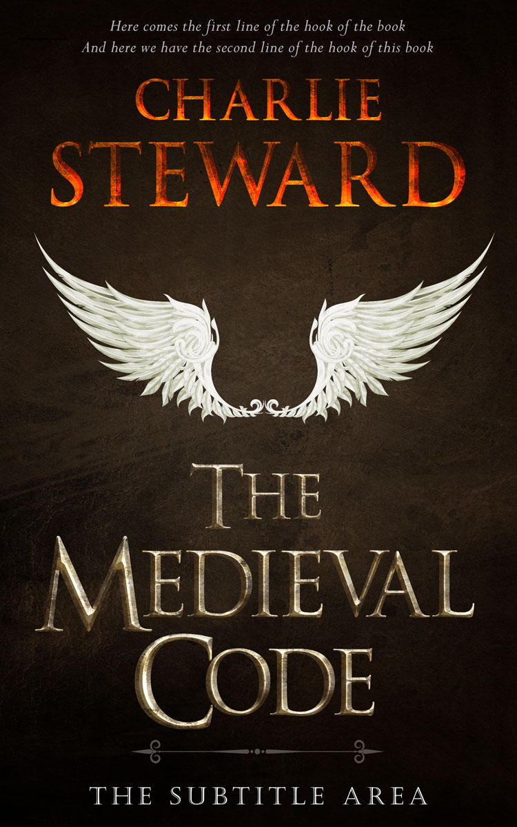 2D view of Premade Fantasy Book Cover - Eternity