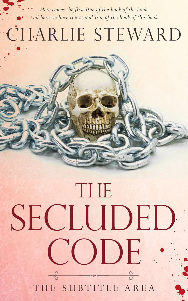 2D view of Premade Horror Book Cover - Almond