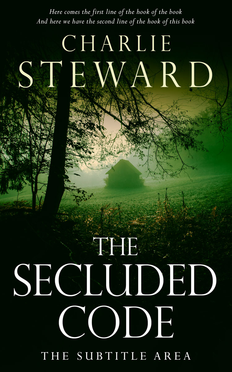 2D view of Midnight Moss #20728 - Premade Horror Book Cover