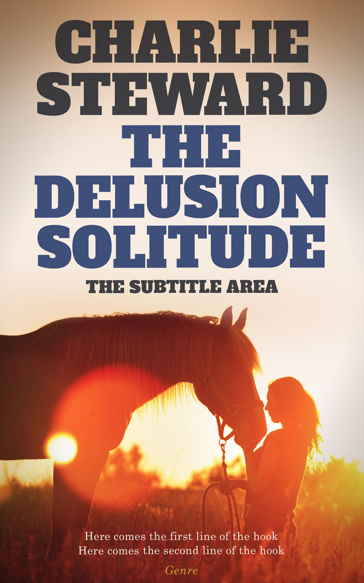 2D view of Premade Literary Fiction Book Cover - Parchment