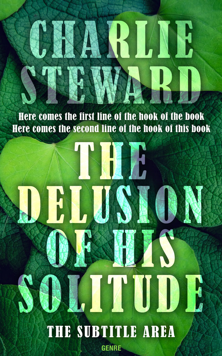 2D view of Parsley #20814 - Premade Poetry Book Cover