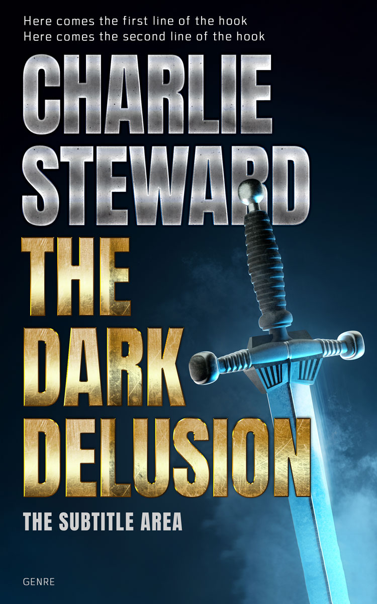 2D view of Premade Fantasy Book Cover - Coral Reef