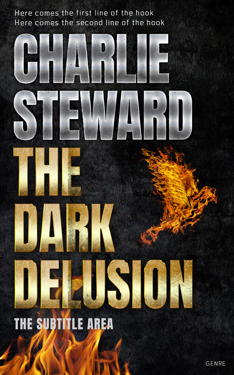 2D view of Tan #20838 - Premade Fantasy Book Cover