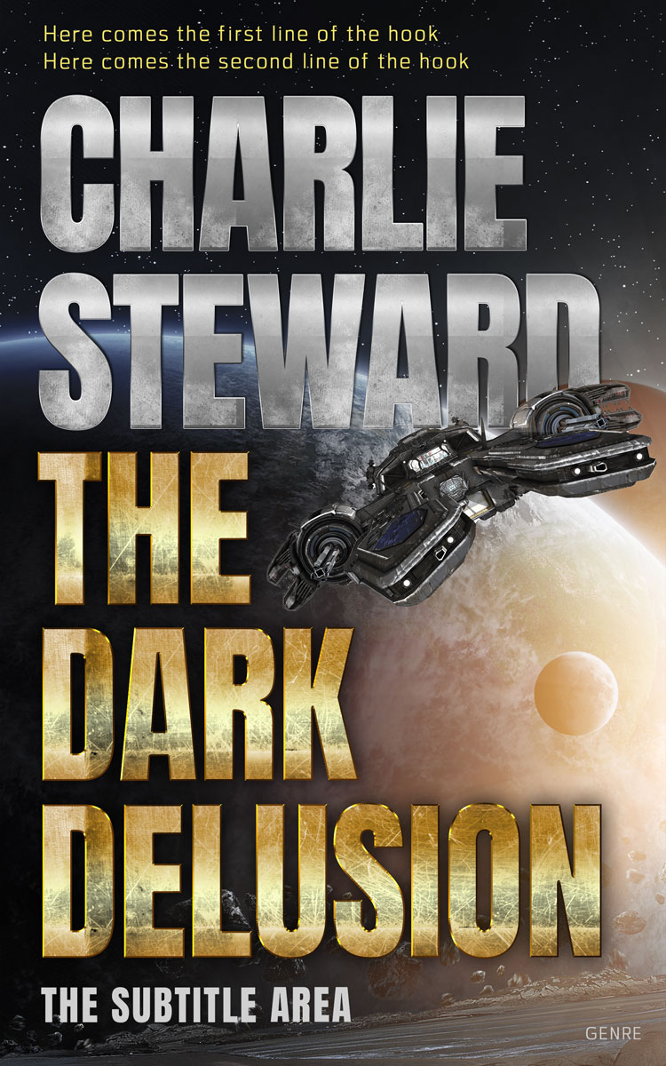 2D view of Premade Apocalyptica Book Cover - Thunder