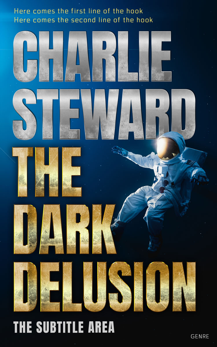 2D view of Indian Khaki #20852 - Premade Science Fiction Book Cover