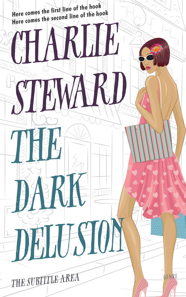 2D view of Clam Shell #20871 - Premade Teen & Young Adult Book Cover