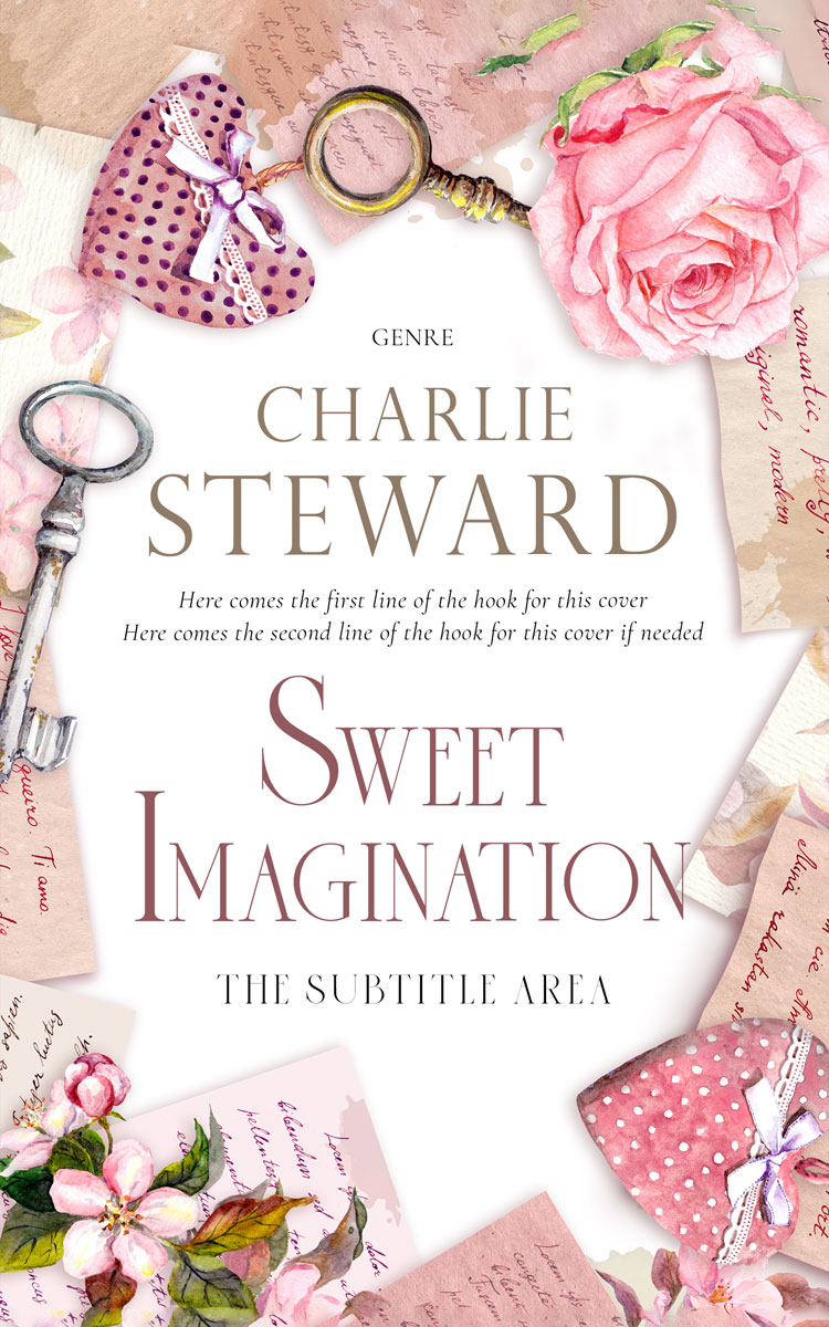 2D view of Oyster Pink #20891 - Premade Romance Book Cover