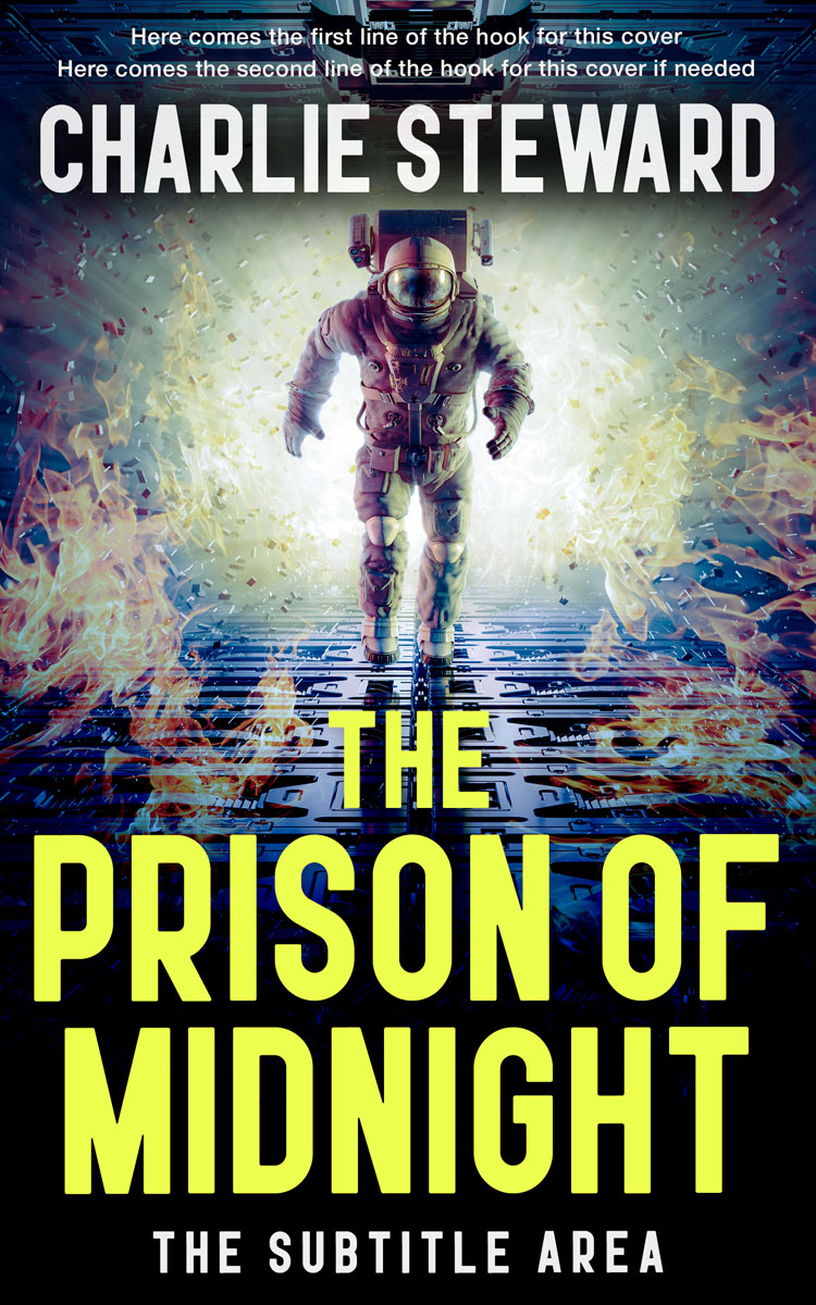 2D view of Premade Science Fiction Book Cover - Primrose