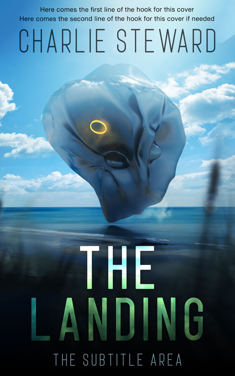 2D view of Mirage #20929 - Premade Science Fiction Book Cover