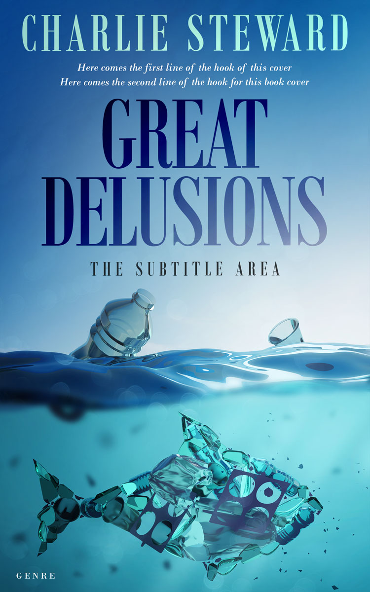 2D view of Steel Blue #20932 - Premade Science & Nature Book Cover