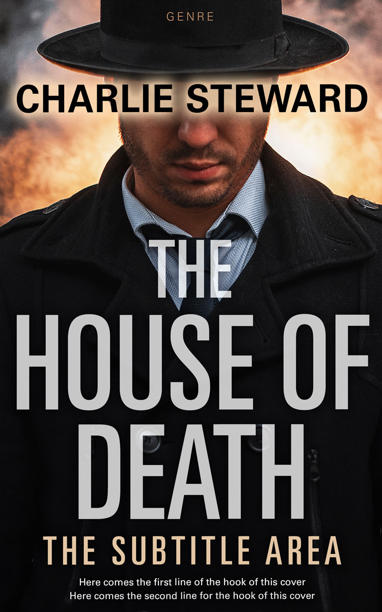 2D view of Cod Gray #20954 - Premade Mystery & Thriller & Suspense Book Cover