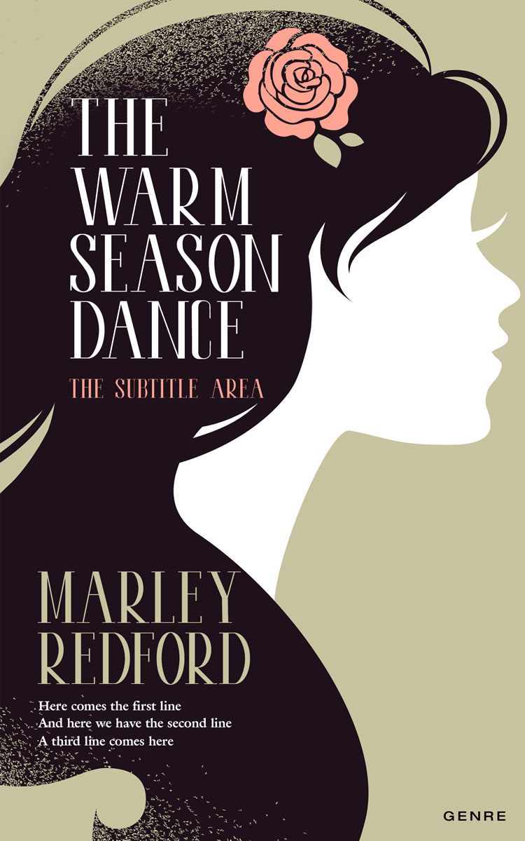 2D view of Premade Abstract Book Cover - Coral Reef