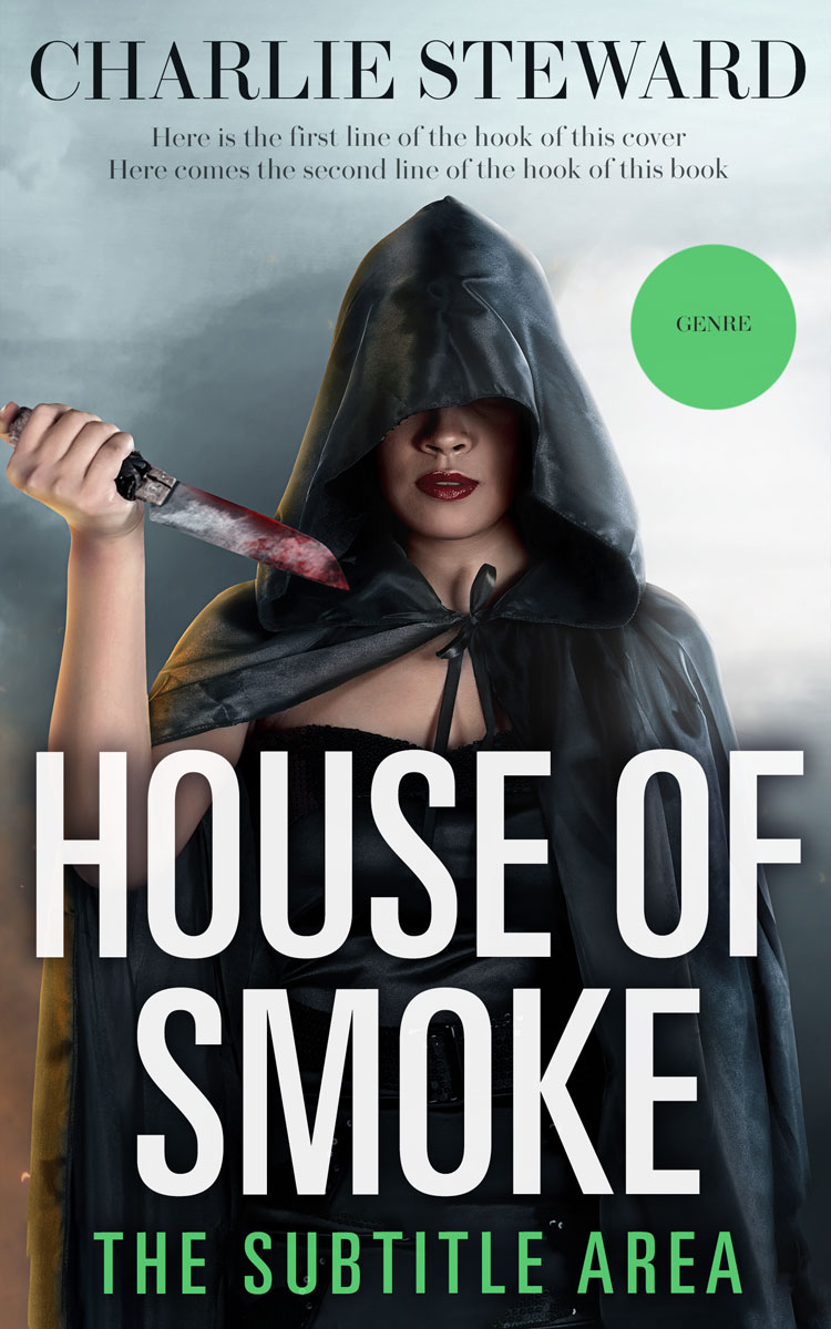 2D view of Iron #20973 - Premade Horror Book Cover