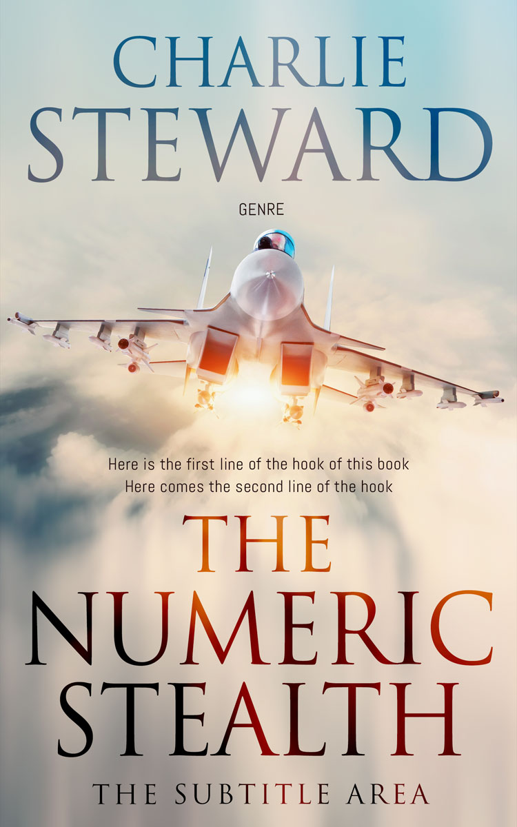 2D view of Swirl #20983 - Premade Apocalyptica Book Cover