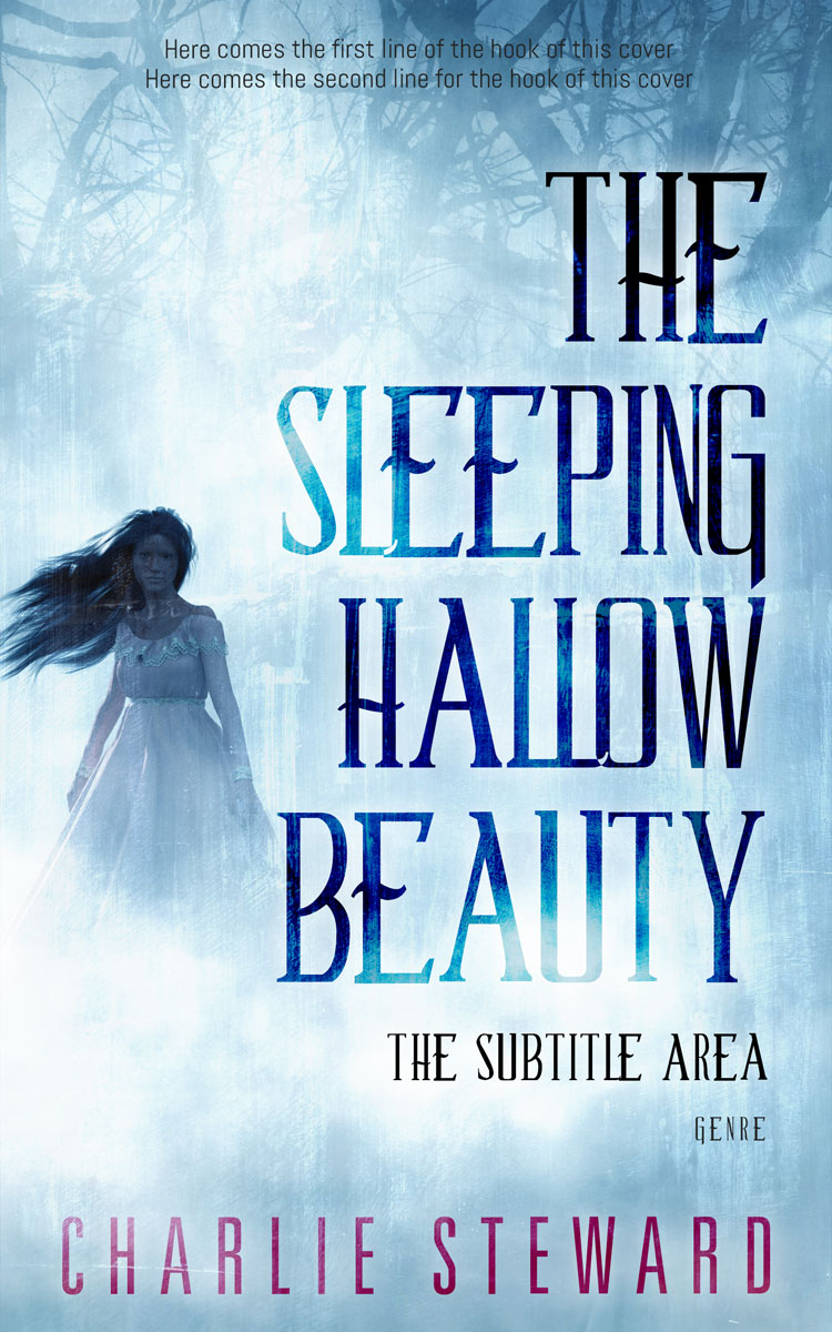 2D view of Jagged Ice #20994 - Premade Horror Book Cover