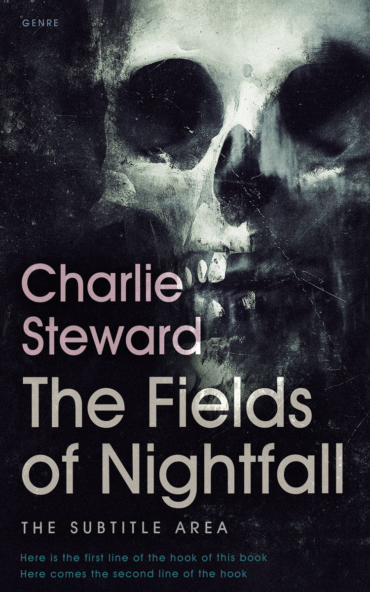 2D view of Gray Nickel #21022 - Premade Horror Book Cover