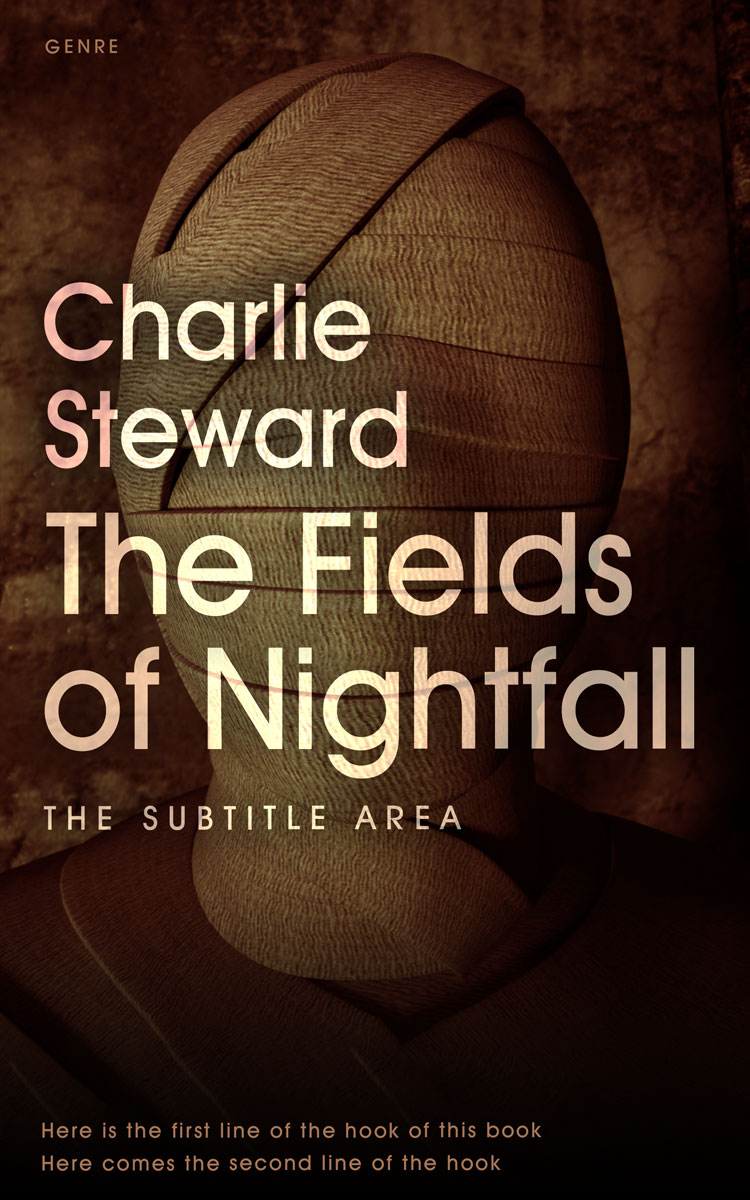 2D view of Coffee Bean #21023 - Premade Horror Book Cover