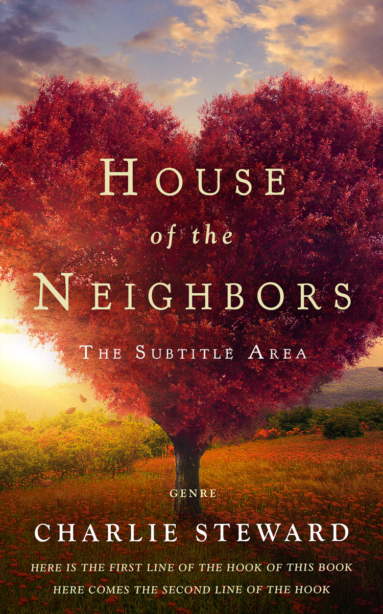 2D view of Brown Derby #21049 - Premade Poetry Book Cover