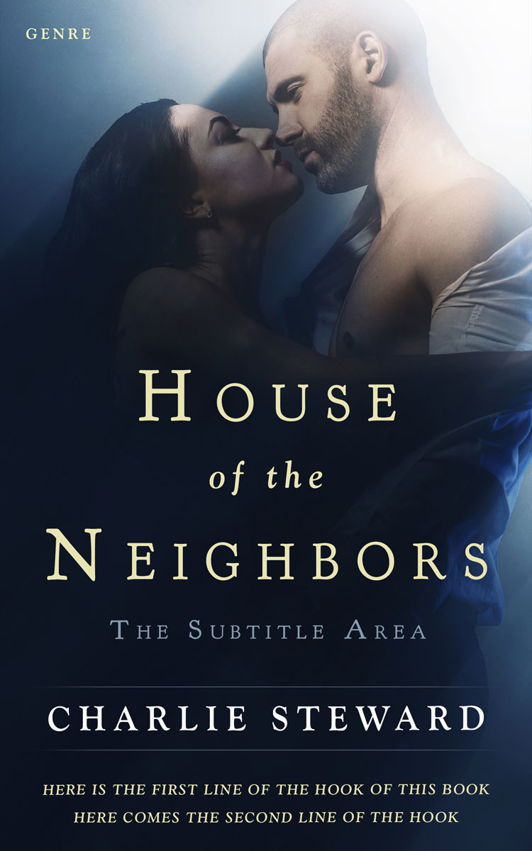 2D view of Premade Erotica Book Cover - Swirl