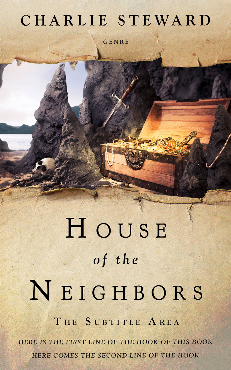 2D view of Premade Action & Adventure Book Cover - Sorrell Brown