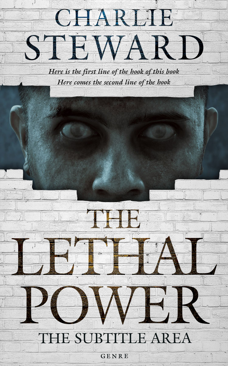 2D view of Premade Horror Book Cover - Outer Space