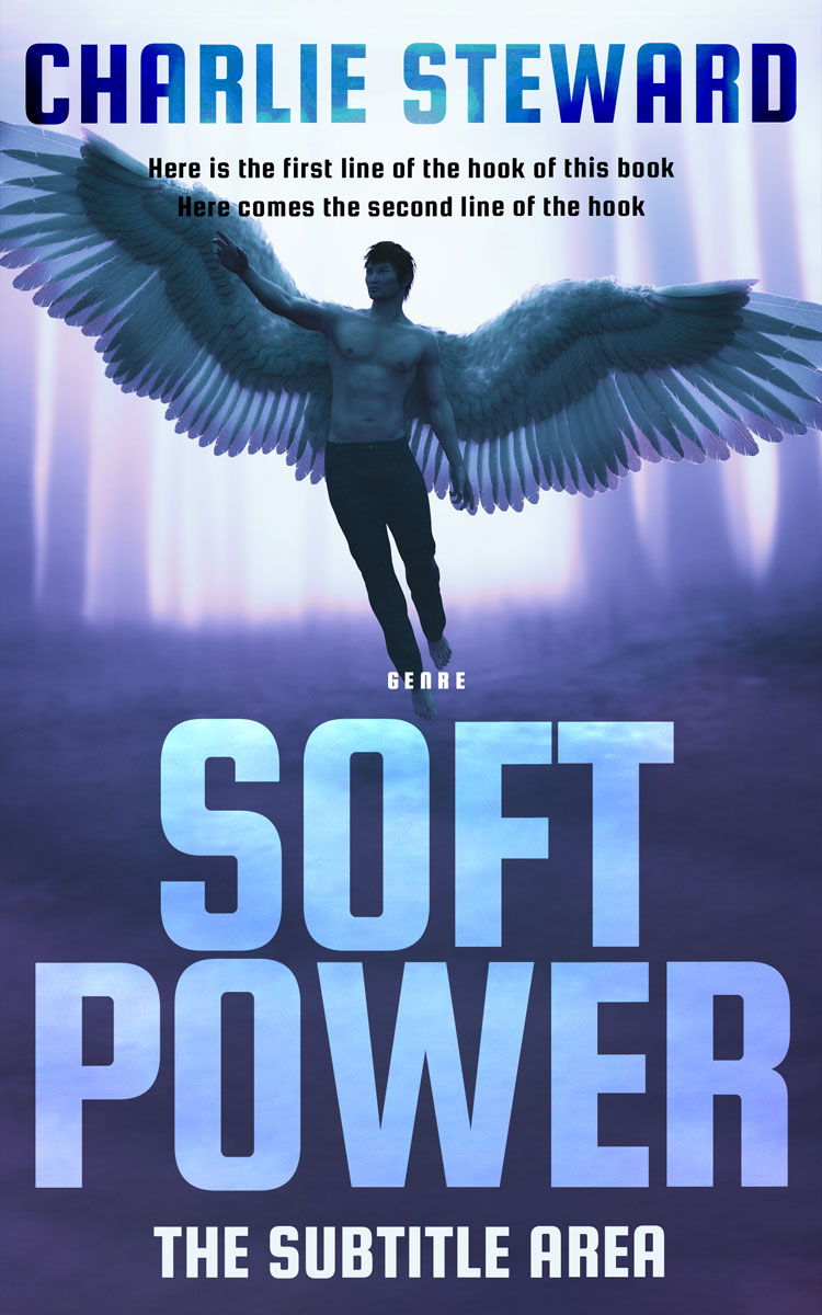 2D view of Rhino #21090 - Premade Surreal Book Cover