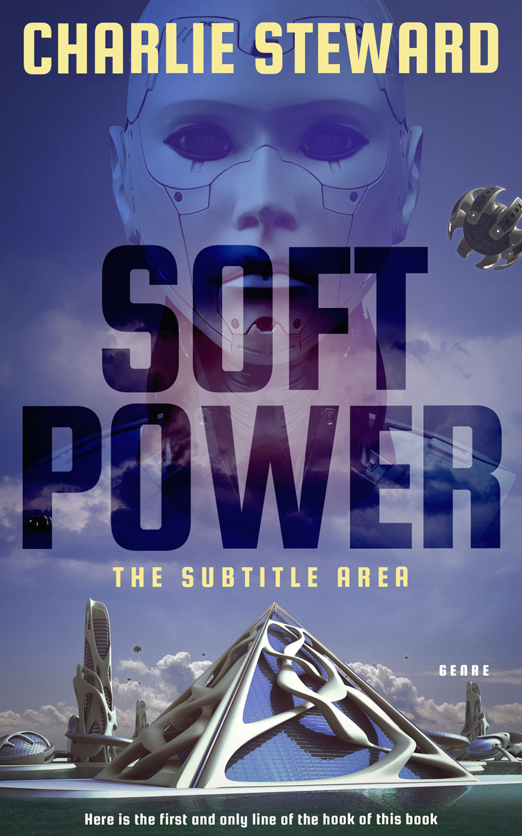 2D view of Premade Science Fiction Book Cover - Comet