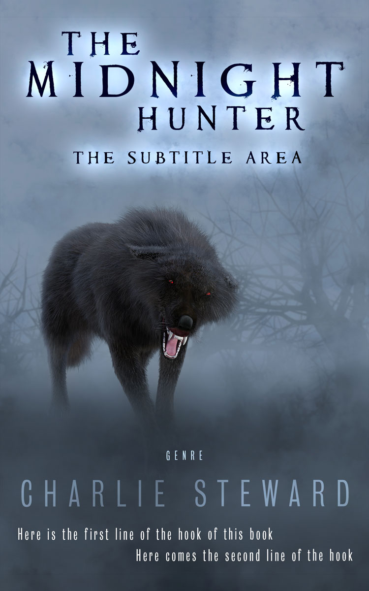 2D view of Premade Horror Book Cover - River Bed