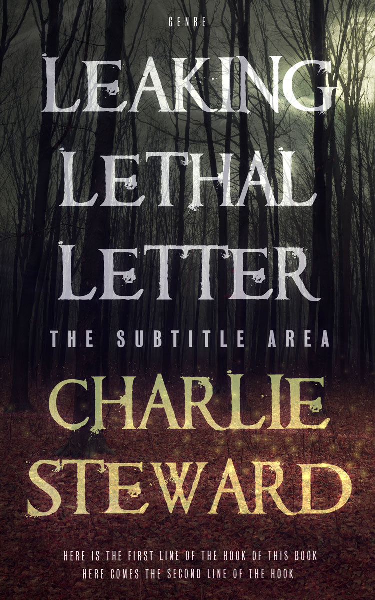 2D view of Thunder #21119 - Premade Mystery & Thriller & Suspense Book Cover