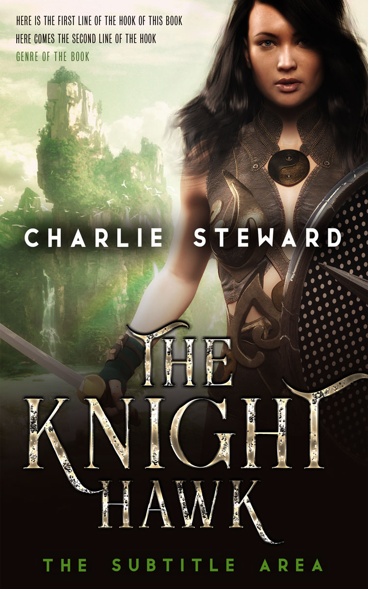 2D view of Tana #21138 - Premade Fantasy Book Cover