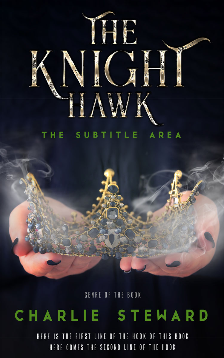 2D view of Thatch #21142 - Premade Fantasy Book Cover