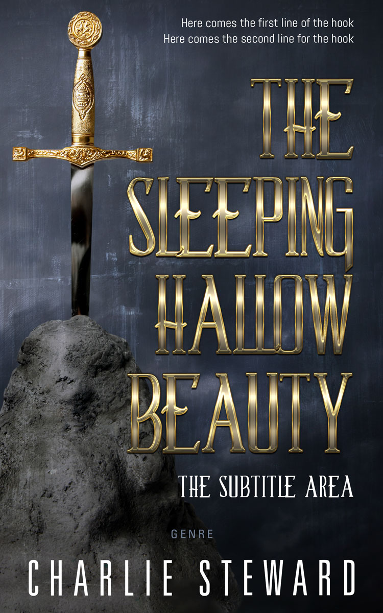 2D view of Premade Fantasy Book Cover - Tuna