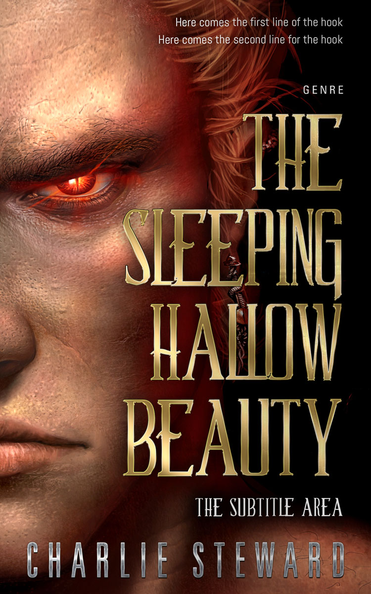 2D view of Coffee Bean #21147 - Premade Horror Book Cover