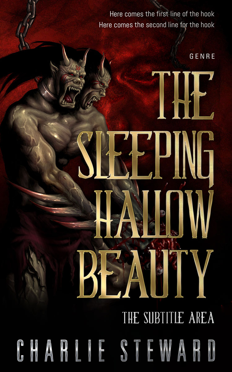 2D view of Asphalt #21148 - Premade Fantasy Book Cover