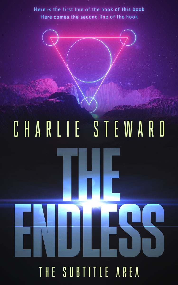 2D view of Mirage #21171 - Premade Science Fiction Book Cover