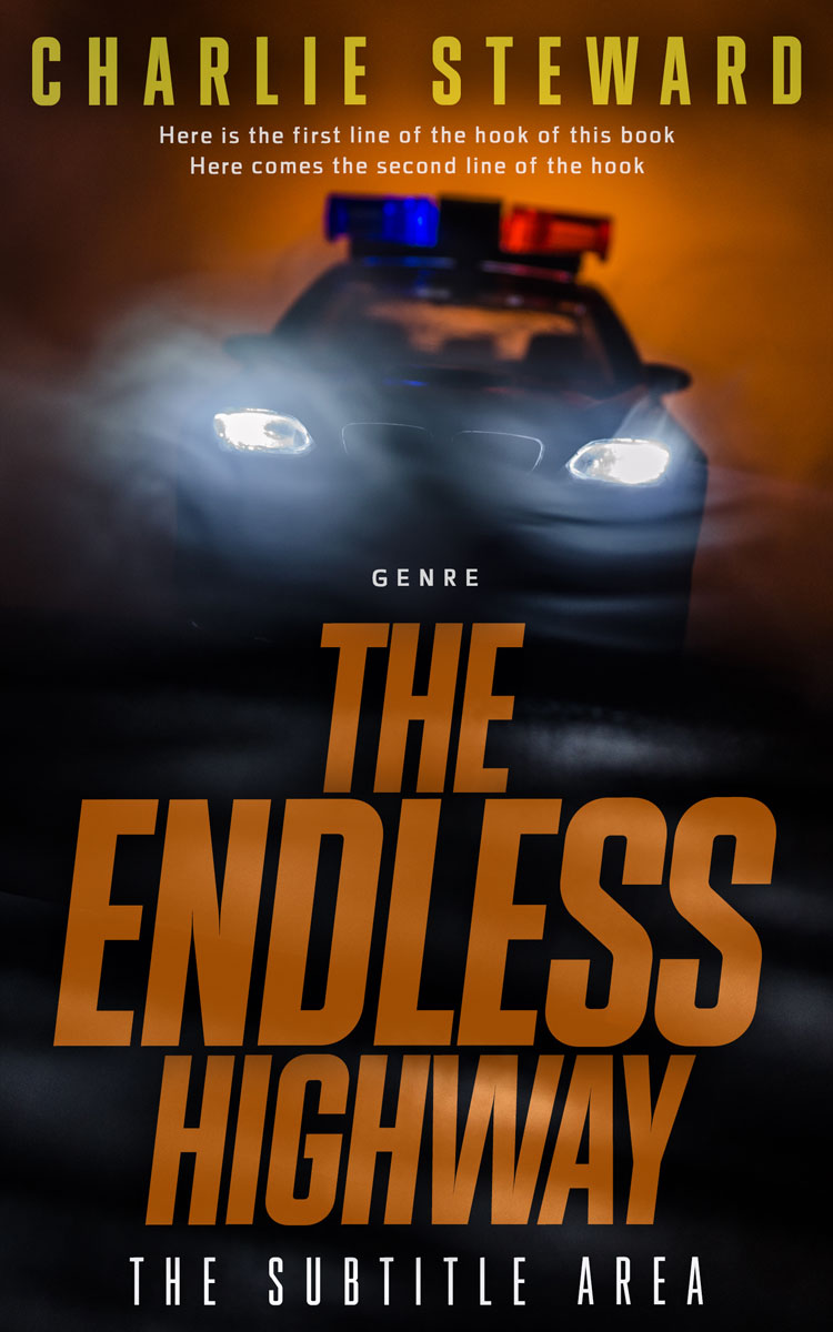 2D view of Premade Mystery & Thriller & Suspense Book Cover - Desert