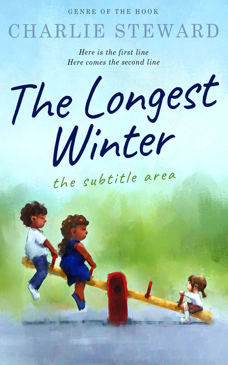 2D view of Jagged Ice #21206 - Premade Teen & Young Adult Book Cover