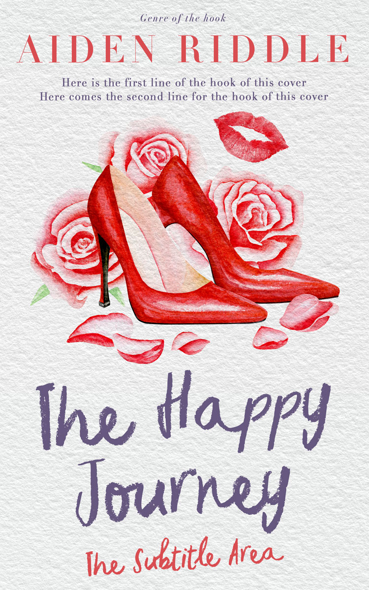 2D view of Ebb #21221 - Premade Chick Lit Book Cover