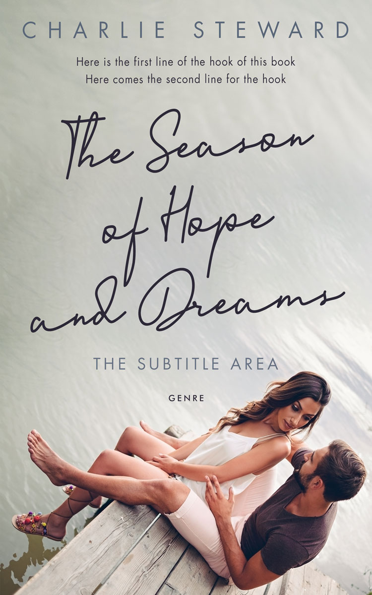 2D view of Swirl #21271 - Premade Romance Book Cover