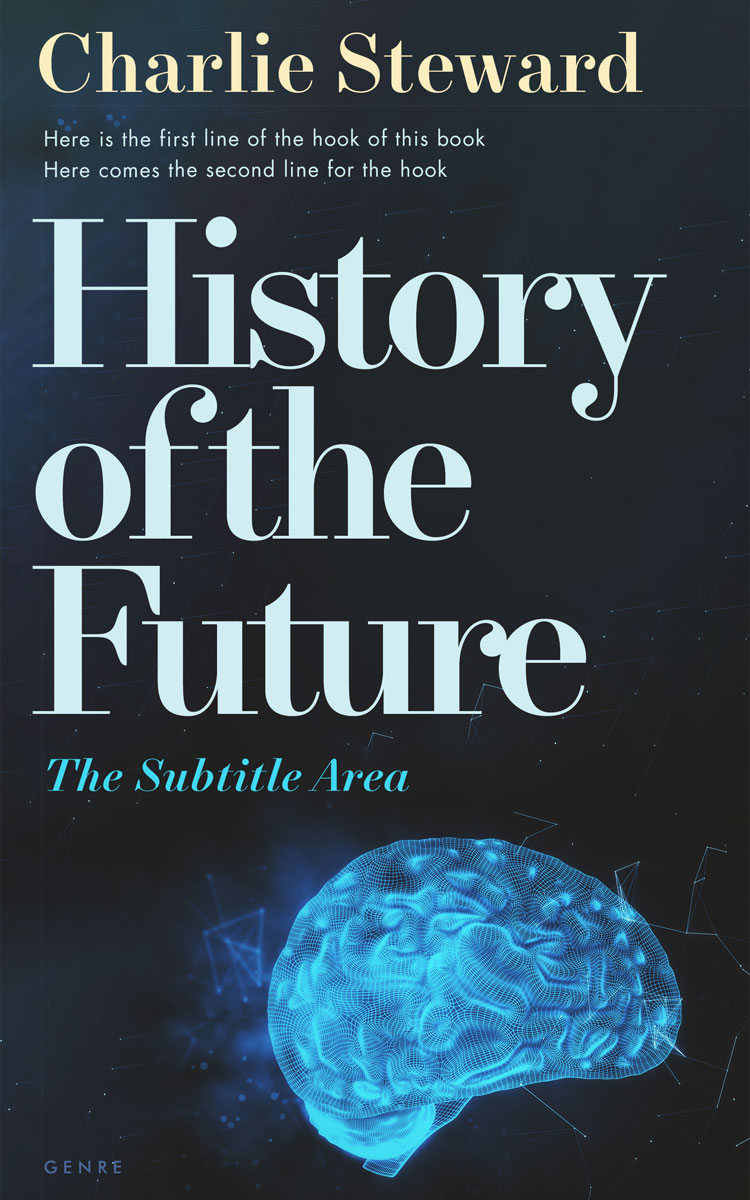 2D view of Charade #21302 - Premade Abstract Book Cover | BookCoverZone