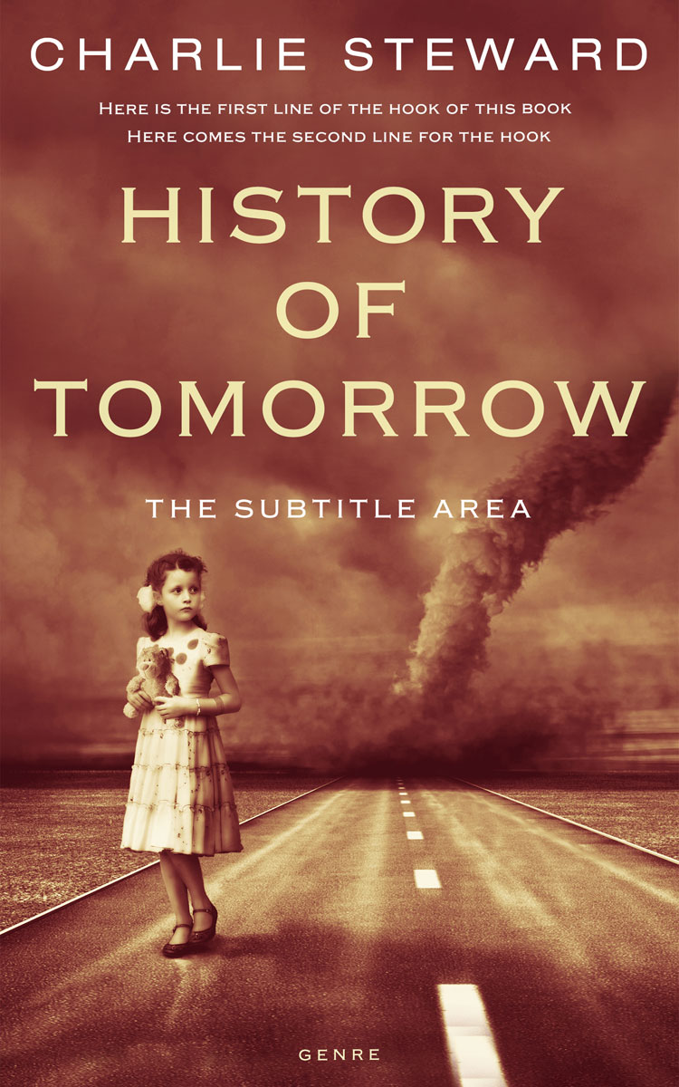 2D view of Sanguine Brown #21317 - Premade Apocalyptica Book Cover