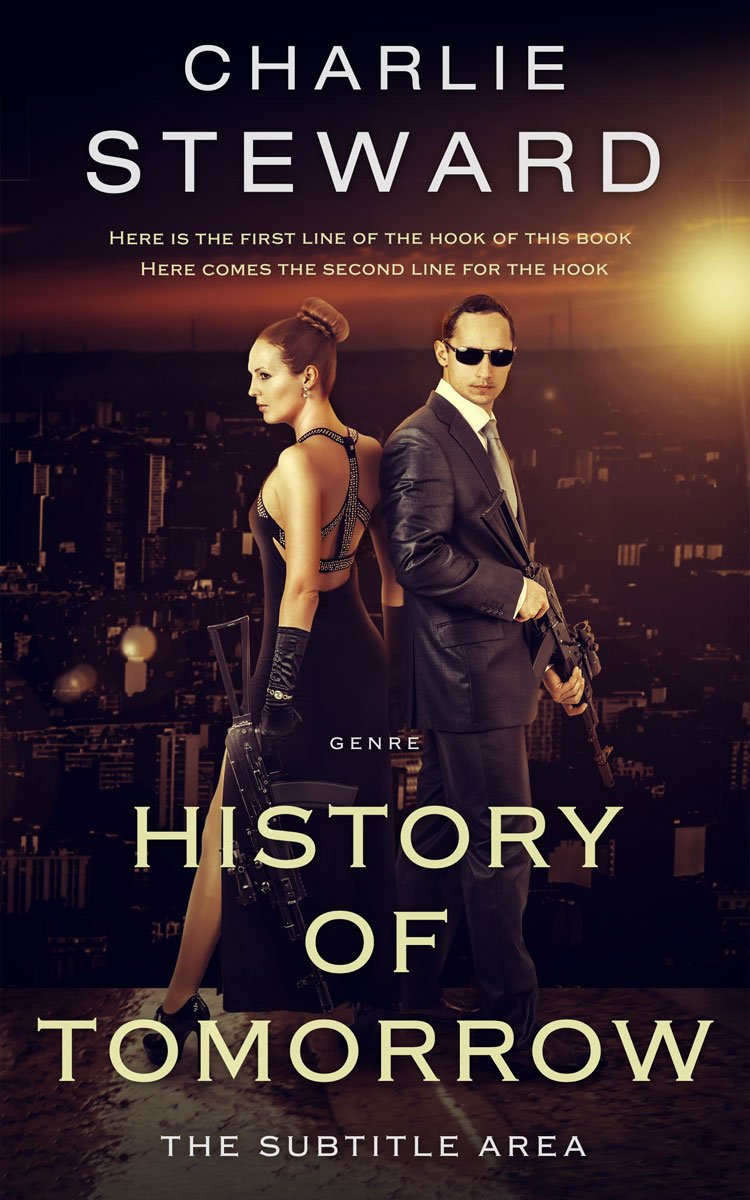 2D view of Premade Mystery & Thriller & Suspense Book Cover - Gondola