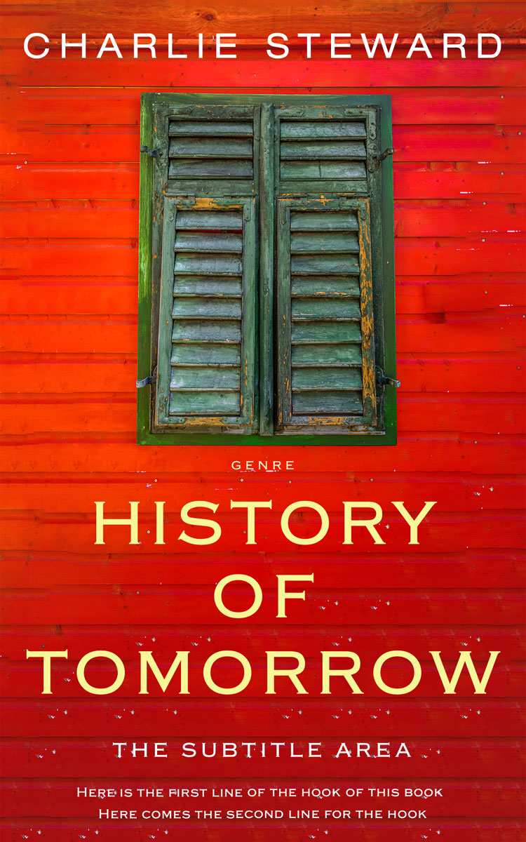 2D view of Milano Red #21326 - Premade Literary Fiction Book Cover