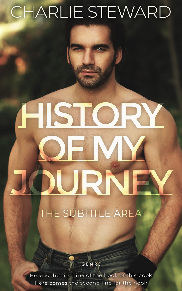 2D view of Premade Erotica Book Cover - Teak