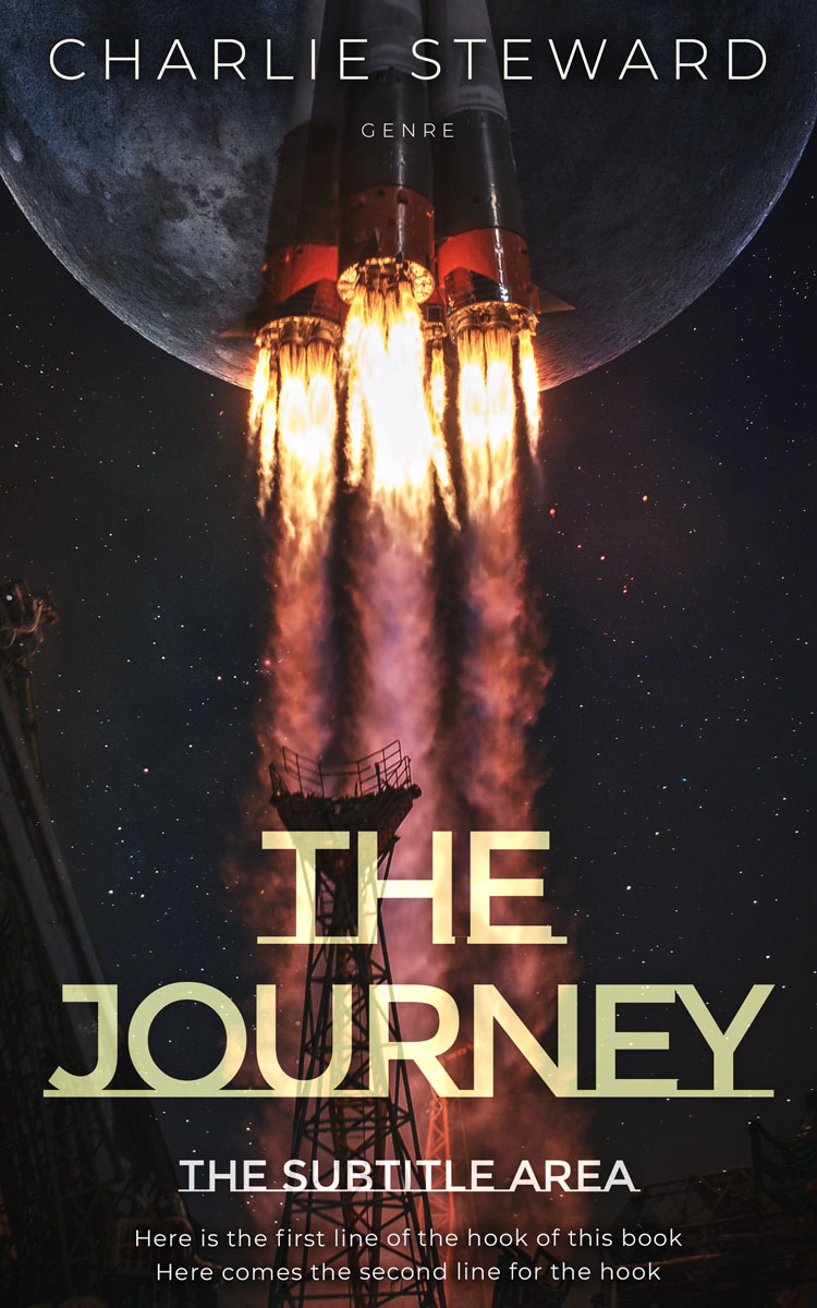 2D view of Thunder #21330 - Premade Science Fiction Book Cover