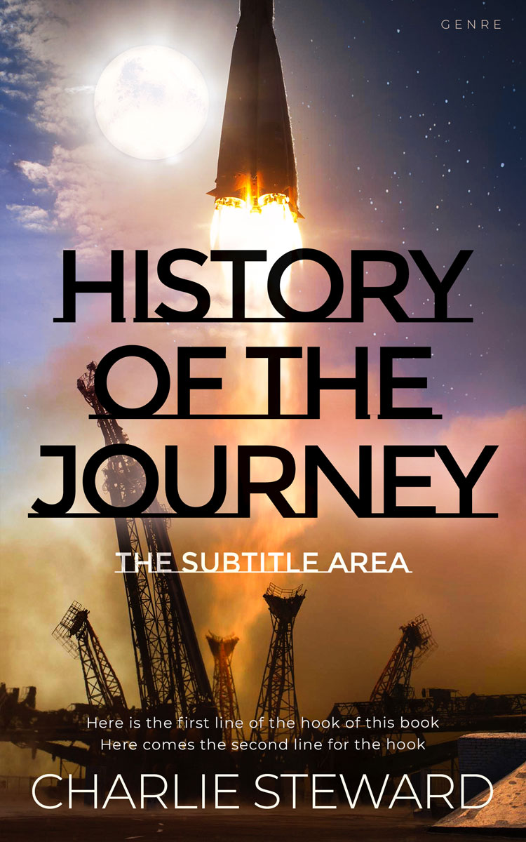 2D view of Brandy Rose #21332 - Premade Science Fiction Book Cover