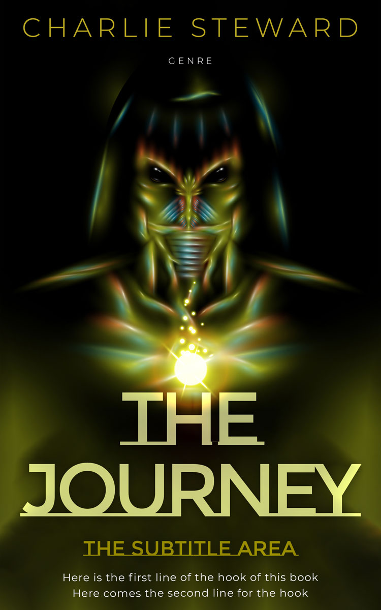 2D view of Green Waterloo #21337 - Premade Science Fiction Book Cover