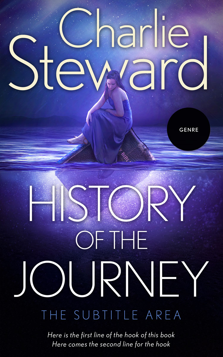 2D view of Ebony #21342 - Premade Literary Fiction Book Cover