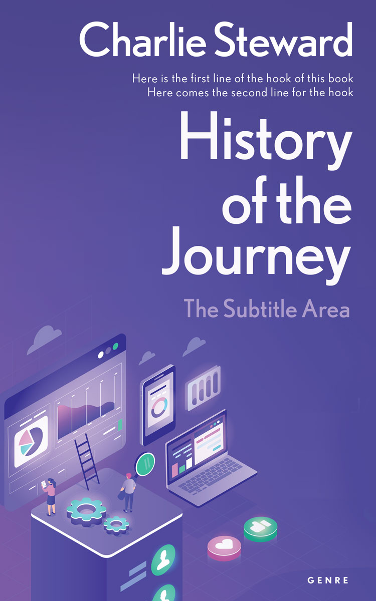 2D view of Butterfly Bush #21359 - Premade Self-Improvement & Self-Help Book Cover