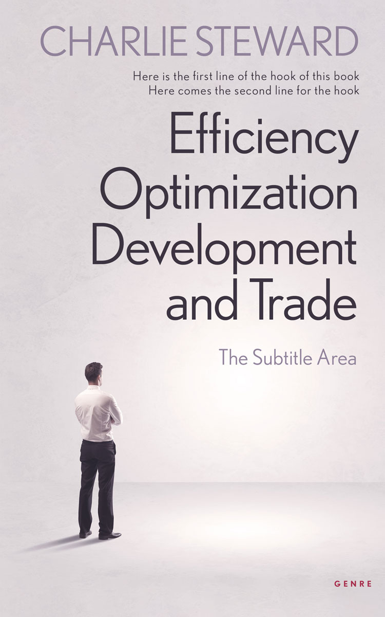 2D view of Premade Self-Improvement & Self-Help Book Cover - Bon Jour